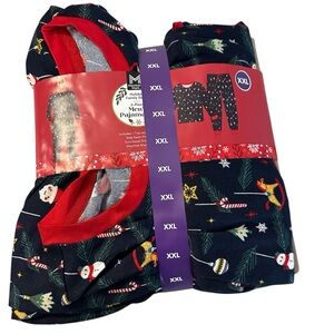 Members Mark Men’s Family Sleepwear Christmas Pajama 2-Piece Set Sz XXL NWT